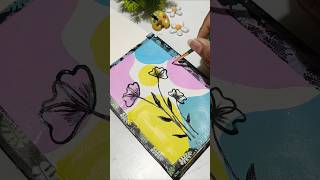 🩷💛🩵 #bohoart  #minimalart #smallartist #colorfulmind #artreels #youtubeshorts #trendingart#ytshorts