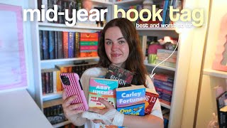 mid-year book tag 2025 📖🌸 | 5 stars, new authors, biggest disappointments + more