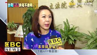 真跳電、假跳電沒人管？ 陳金德批台電不透明