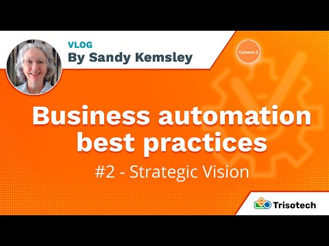 Business automation best practices #2 - strategic vision