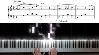 Laputa - Castle in the Sky | Easy Piano Cover + Sheet Music + Tutorial