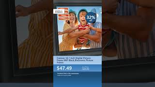 Frameo 10.1 Inch Digital Picture Frame WiF Black,Electronic Picture Frame