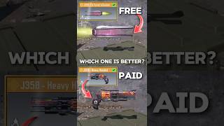 Free vs Paid Legendary J358 in CODM