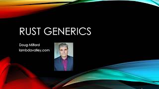Rust Generics