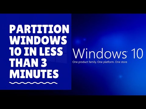HOW TO PARTITION WINDOWS 10 IN LESS THAN 3 MINUTES WITHOUT USING ANY THIRD PARTY SOFTWARE