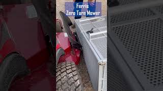 Electric Dumping Grass Catcher on Ferris Zero Turn Mower