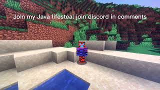 Join my Small java life-steal smp
