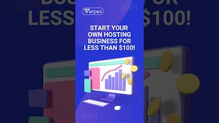 How to Start YOUR OWN Hosting Business For Less Than $100! #Shorts #WebHosting