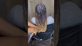 MEDIUM KNOTLESS BOX BRAIDS TUTORIAL | CLOSE UP PLAIT