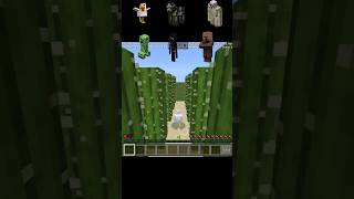cactus tunnel vs different mobs #shorts #viral