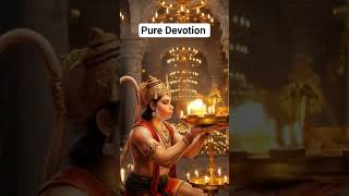 #hanumanji Performs #aarti of #shriram | #shorts #hanumanbhakti #rambhakthanuman #bhaktishorts