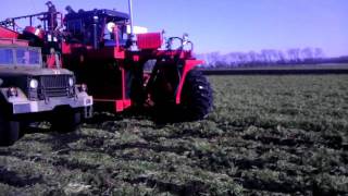 Harvesting at Lindy's Carrots in Imlay City MI