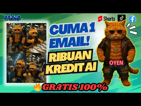 ‼️Trik Gila Ribuan Kredit Kling AI & ChatGPT Cuma Modal 1 Email – GRATIS 100%!