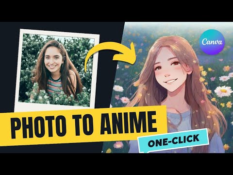 How To Turn Your Selfies Into Anime Character | Canva Cartoon Effect | Free