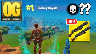 Fortnite OG Season 3 | High Kill Solo Win Gameplay (Double Pump)
