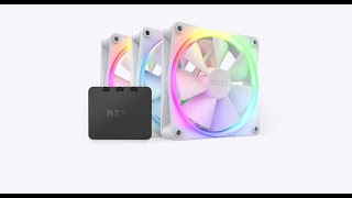 NZXT F120 RGB (MATTE WHITE) Triple Fan Unboxing - ASMR