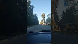 Drive through beautiful road in Bishkek Kyrgyzstan #shorts #youtubeshorts #bishkek #dubai