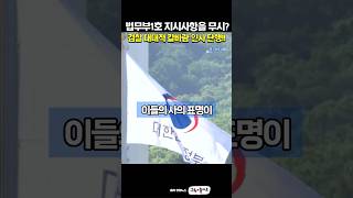 The price of the prosecution for ignoring the Minister of Justice's No. 1 directive #Lee Jae-myun...