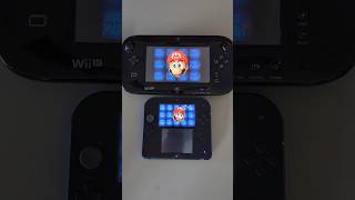 Super Mario 64- Nintendo WiiU vs 2DS speed comparison