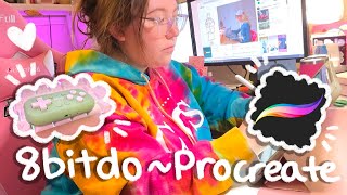 How I use 8bitdo Micro with Procreate! | Tutorial