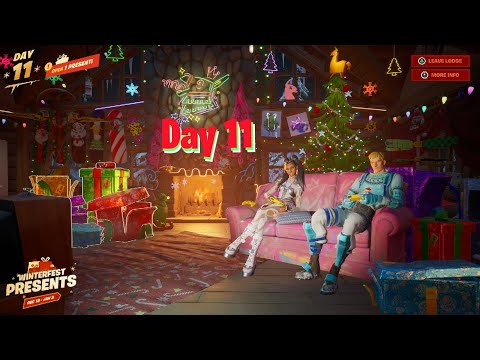 Fortnite Winterfest day 11