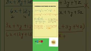 Avoid these mistakes to get good marks in Maths||Silly mistakes||Common mistakes in Algebra|||