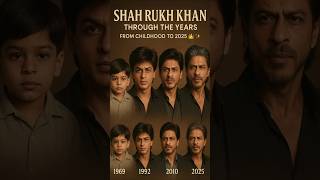 Shah Rukh Khan Through the Years: From Childhood to 2025 👑✨