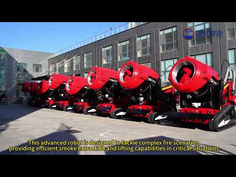 🚨 Meet the GUOXING RXR-YM100000D Firefighting Robot 🚨