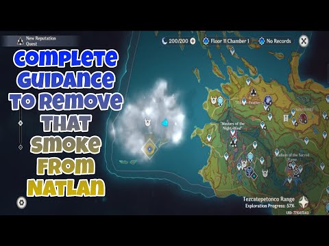 How to remove Smoke on Natlan Unknown Island || Genshin Impact || Gaming With UBBI