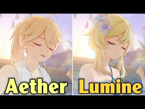 Aether & Lumine Differences You Never Noticed !