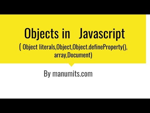 Objects in Javascript manumits-call +917386777822 for training callroom/online