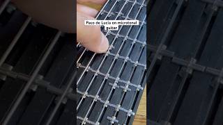 Paco de Lucía on microtonal guitar