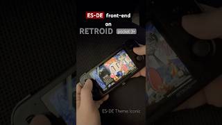 ES-DE front-end on Retroid Pocket 3+  #retroid #es-de #emulationstation #retrogaming #retrogames