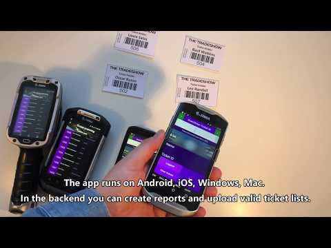 Finally easy to use Ticket scanning for Android, iOS, Win, Mac!!!