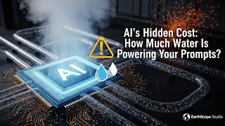 AI's Hidden Cost: How Much Water Is Powering Your Prompts? | EarthScope Studio #space #ai #science