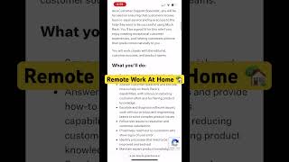 Remote Work At Home 🏡 #shorts #workfromhome #workathome #onlinejobs #remotejobs