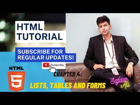HTML Magic: Mastering Lists, Tables, and Forms! HTML Tutorial 2024 Chapter 4 🔗📋