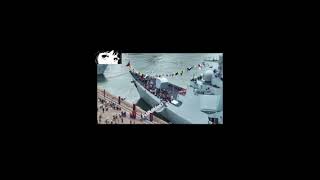 The Chinese Navy warship 054A was visited. Do you also want to go and have a look  #Missile Frigate