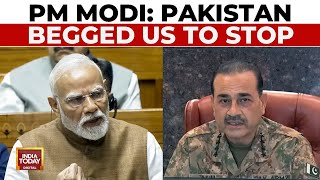 Pakistan Begged Us To Stop: PM Modi In Lok Sabha Says, 'Our Missiles Forced Them To Their Knees'
