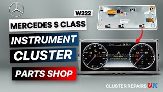 Mercedes S Class Instrument Display Faulty? W222 Spare Part Display and Tutorial 2013 - 2022 Fixed!