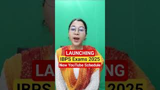 LAUNCHING IBPS Exams 2025 New YouTube Schedule #oliveboard #bankingexamsoliveboard #ibps
