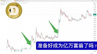 狗狗币 第二波即将爆发！短期看0.5，2025 大牛市高点看1.5 ！2017年涨196倍，2021年暴涨665倍，2025年将是最后一次财富翻倍机会，错过这波你可能再等10年！#DOGE #BTC