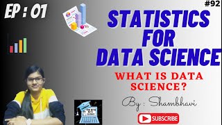 STATISTICS FOR DATA SCIENCE EP:01 What is Statistics | data science | Statistics | English tutorial