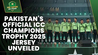 Pakistan’s official ICC Champions Trophy 2025 jersey unveiled | Grand Inauguration of GSL