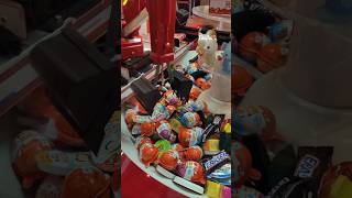 Crane Claw Kinder Joy Jackpot! 🕹️🍭 | Arcade Fun #TinyTotRudra