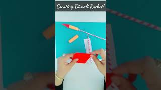 Creating Diwali Rocket step by step/easy paper crafts/Origami Diwali Rocket 🚀/DIY Diwali Rocket 🚀🚀🚀🚀