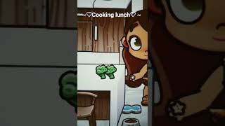 ~♡ Cooking lunch ♡~ #film #tocaadventure #токабока #tocaboca #tocabocalovestory #avatarworld