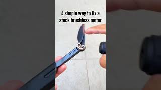 A simple way to fix a stuck brushless motor #drone #dronevideo #fpv #dronelife #fpvdrone