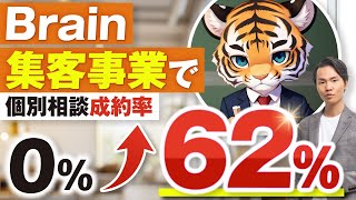 【セミナー＆個別相談指導実績】Brain集客事業で個別相談成約率0%→62%【村上卓摩×たいが対談】