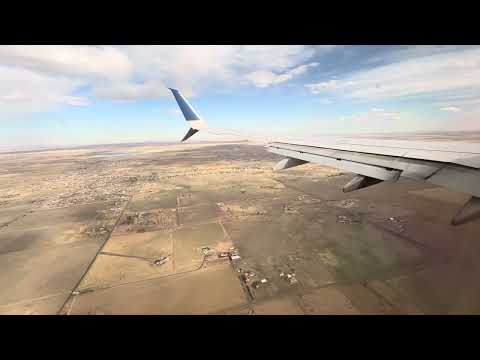 UA1953 sunny and clear afternoon bumpy landing DEN